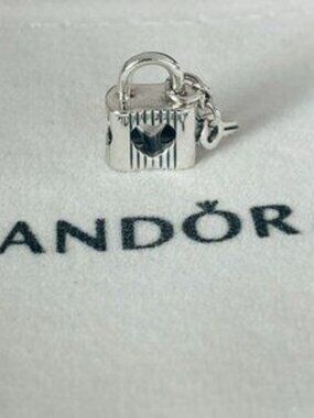 Pandora Padlock & Heart Key Charm